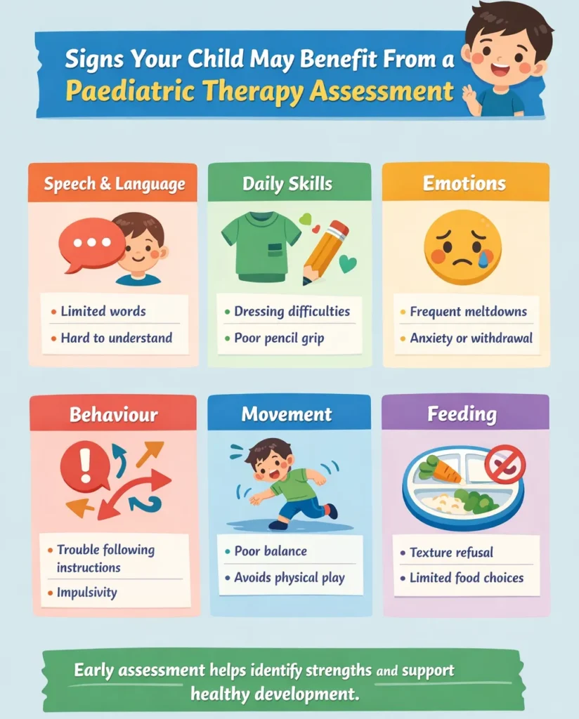 Signs a Child May Benefit From Early Paediatric Therapy
